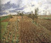 Camille Pissarro Farmland Germany oil painting artist